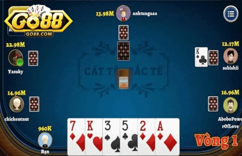 Luật chơi đánh bài Catte