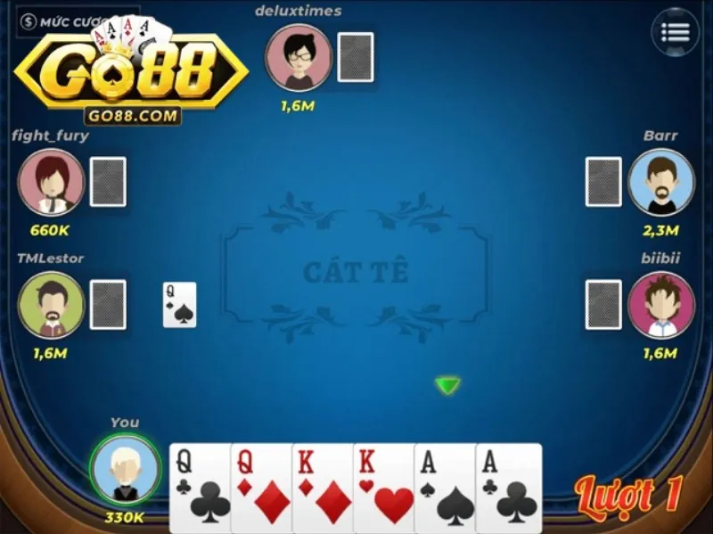 Những thuật ngữ trong đánh bài Catte