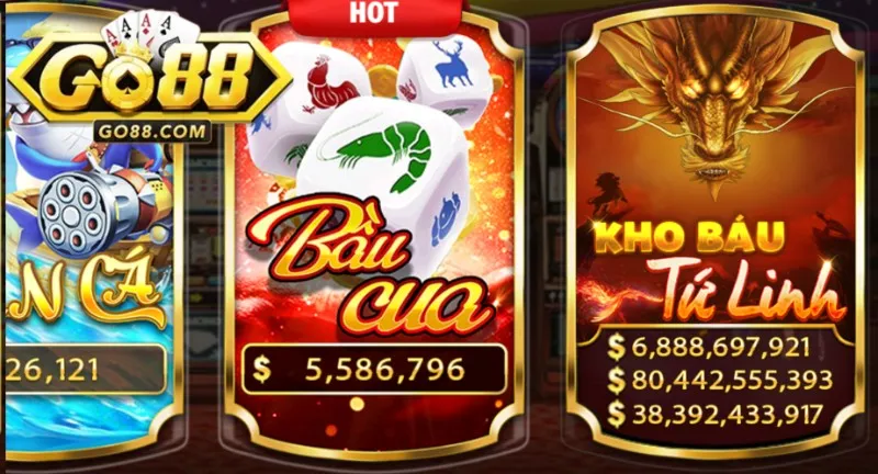 Đặt cược bầu cua Go88