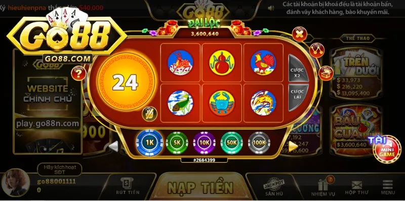 Nghe vị bầu cua Go88