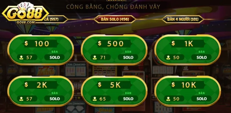 Bí quyết chơi tiến lên đếm lá Go88 