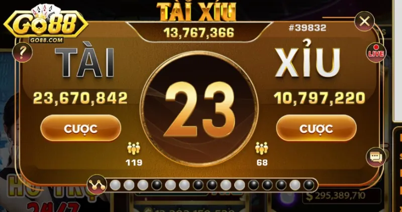 Hack tài xỉu Go88 miễn phí